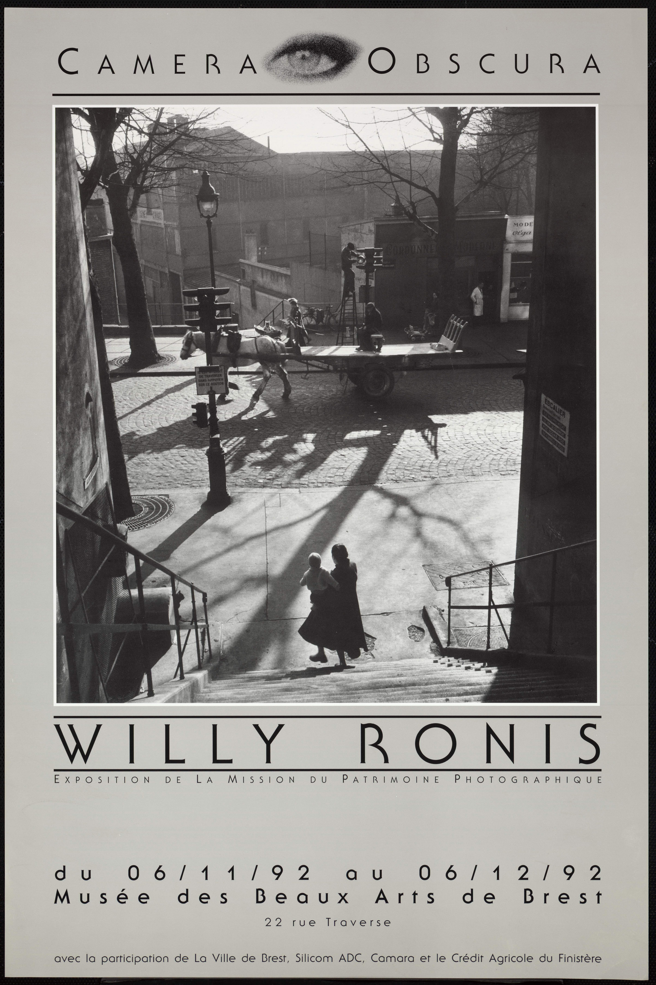 Affiche de l'exposition Willy Ronis